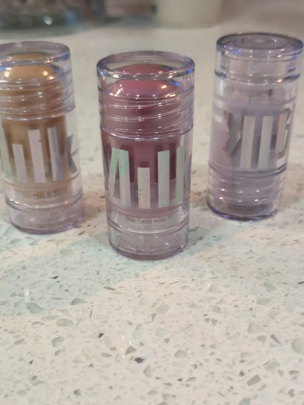MILK Iridescent Twist-Up Cream Stick Trio - Mauve, Gold, Lilac